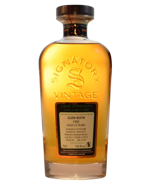 Glen Keith 1992 22 Years Old 54.9 percen Signatory Vintage Musthave Malts MHM