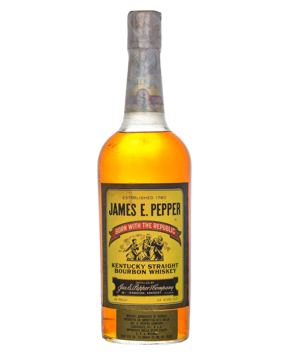 James E. Pepper 6 Years Old Italian Export Musthave Malts MHM