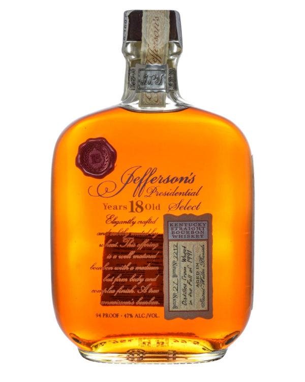Jefferson’s Presidential Select 18 Years Old Batch 27 Musthave Malts MHM
