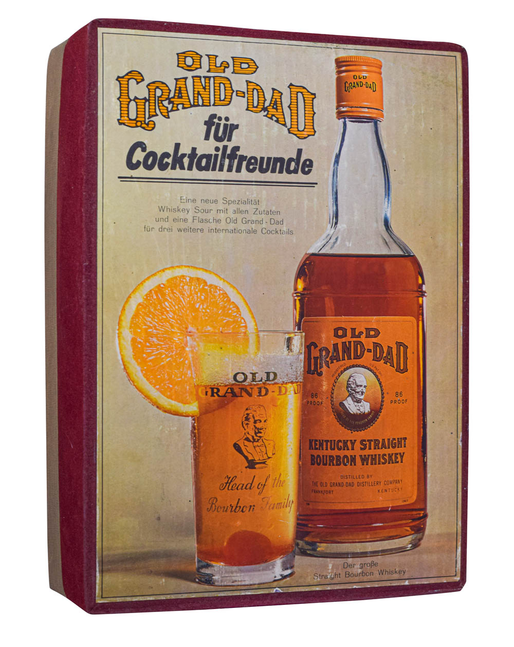 Old Grand-Dad 1970s Cocktail Set German Export Musthave Malts MHM