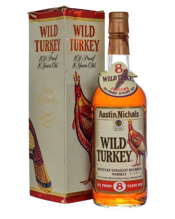 Wild Turkey 8 Years Old 101 Proof Japanese Import Box Musthave Malts MHM