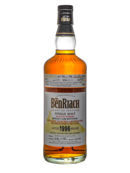 Benriach 19 Years Old Specially Selected & Bottled For Premium Spirits Belgium Limited 1996 Release Cask #24 Must Have Malts MHM