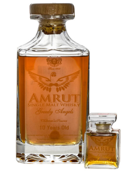 Amrut 10 Years Old Greedy Angels Chairman’s Reserve + Miniature (1) Must Have Malts MHM
